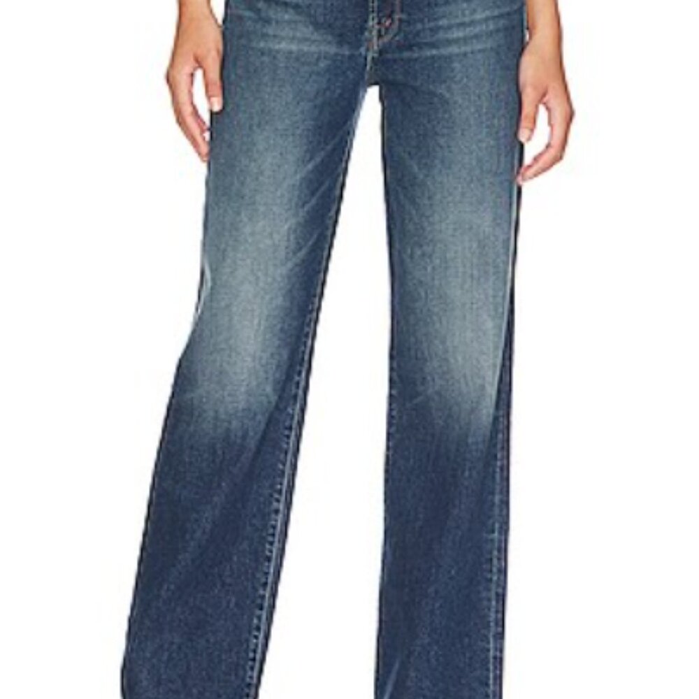 Mother Jeans High Waisted Tunnel Vision Sneak in Mile High